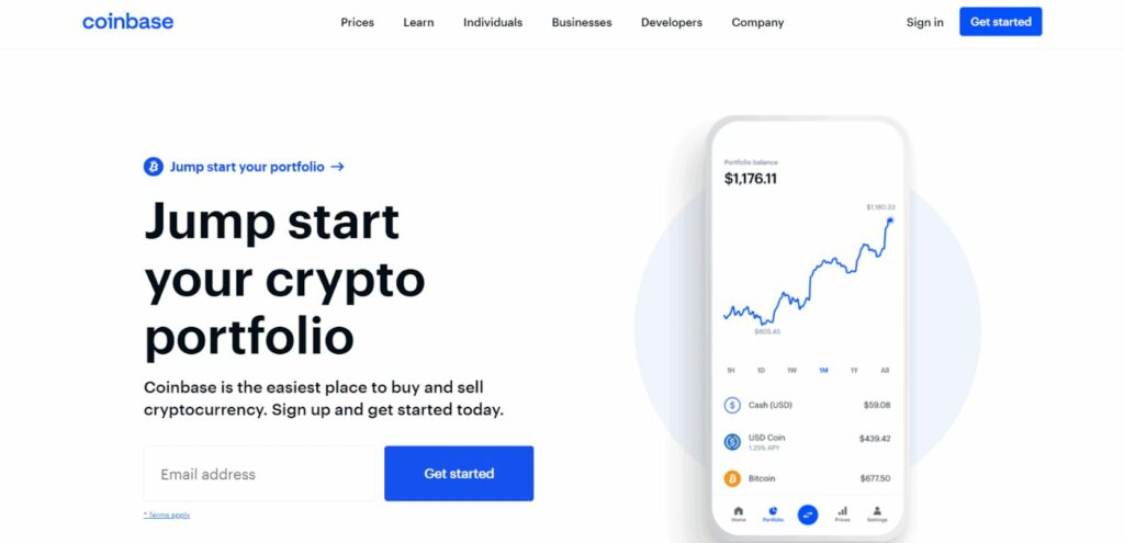 Coinbase example