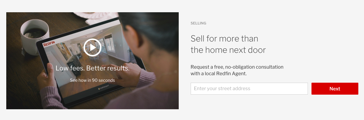 Redfin form