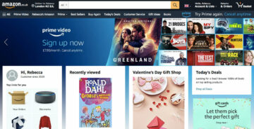 Amazon Homepage