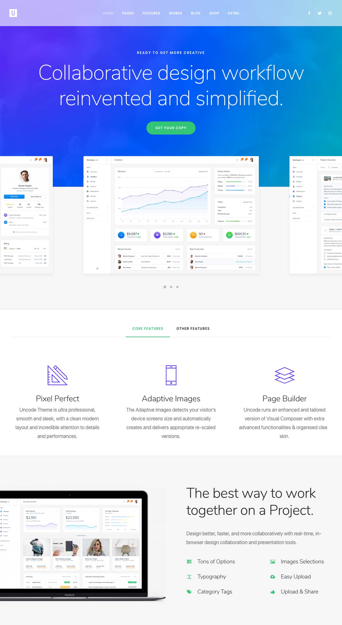 Wordpress Template Landing Page Startup